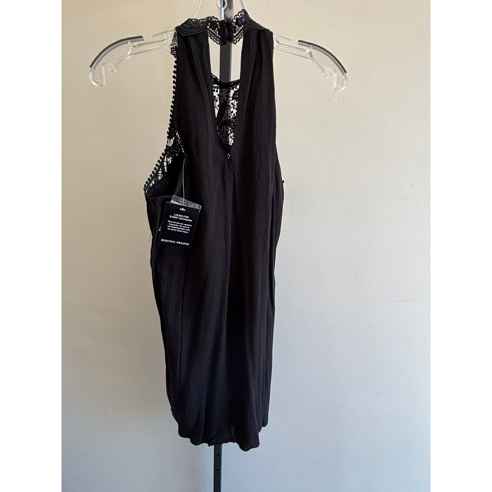 Boston Proper Black Sleeveless Dress Size Xs Nwt 56897